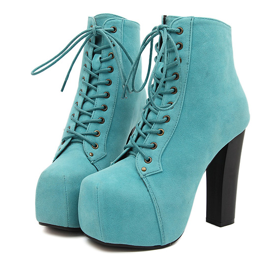 Highheeled Boots And Ankle Bootsblue on Luulla